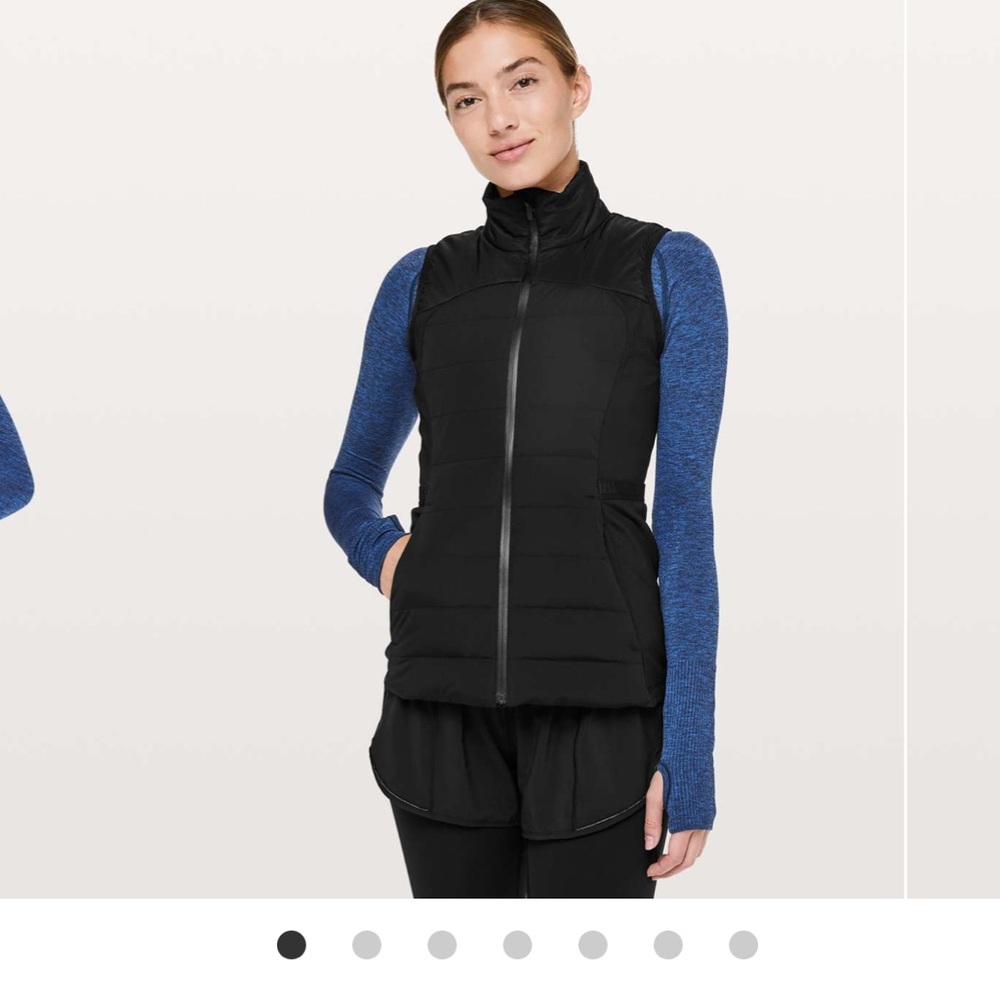 lululemon athletica Black Quilted Down Vest